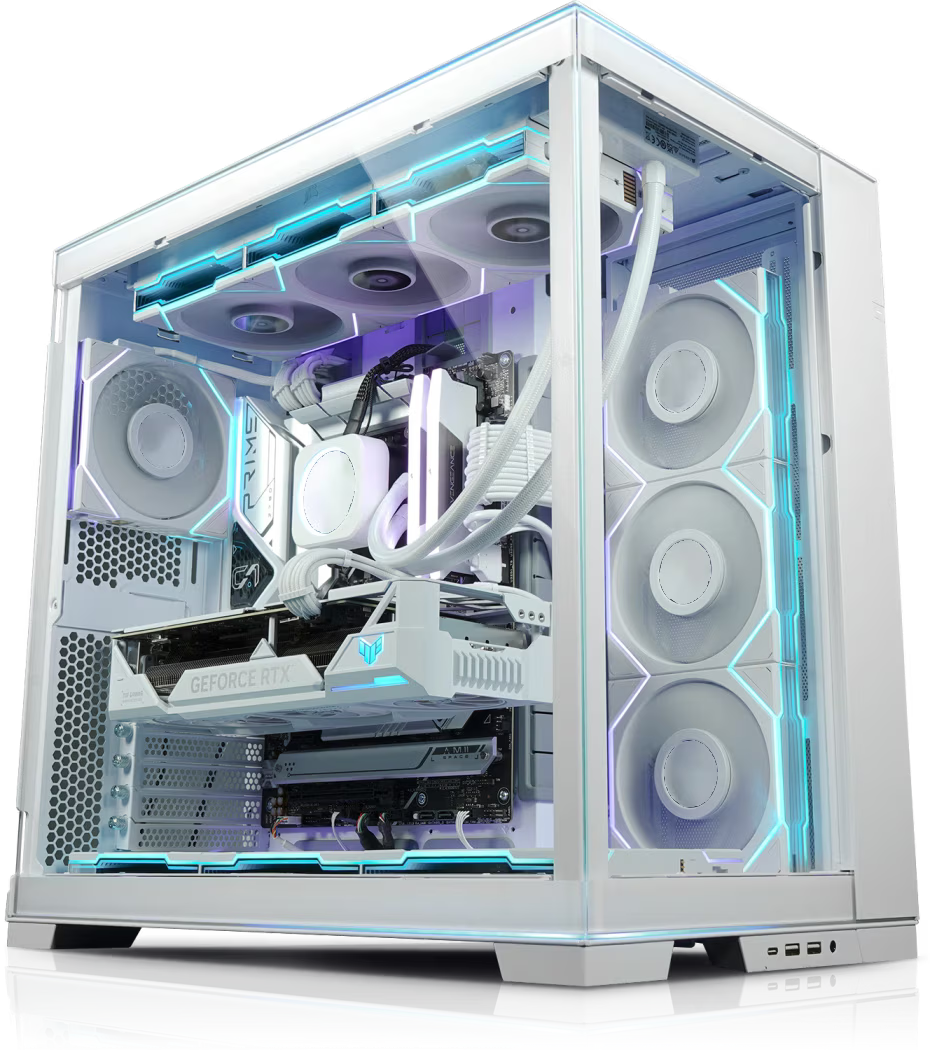 White Edition Gaming & Creator PC | Core Ultra 9 285K | RTX 5070 Ti 16GB | 32GB DDR5 | 2TB Gen 5 NVMe