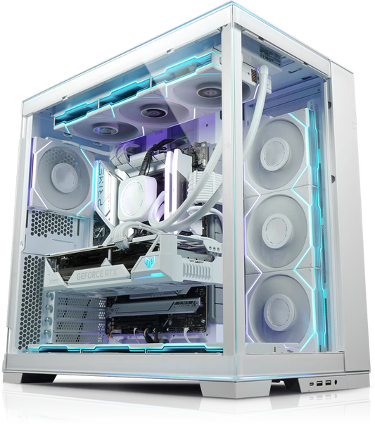 White Edition Gaming & Creator PC | Core Ultra 9 285K | RTX 5070 Ti 16GB | 32GB DDR5 | 2TB Gen 5 NVMe