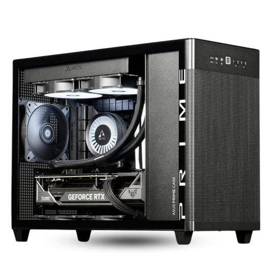 AMD Radeon Pro WX3200 AP21 Workstation PC, Core i5-14400F 14th Gen, 16GB (2x8GB) RGB 5600 DDR5, 1TB SSD NVMe, Air Cooler, 650W, WiFi+BT